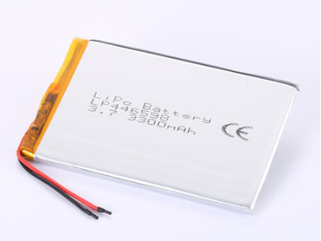 LP446598 3300MAH Fabricantes de baterías de polímero de litio con 3.7V de voltaje abierto y protección de PCB