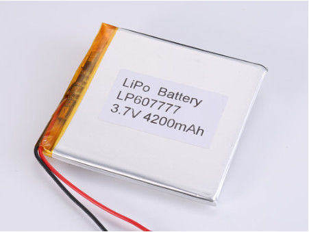 LP607777 3.7V 4200MAH Batería de polímero de litio con protección contra sobrecarga y método de carga CC/CV de los fabricantes
