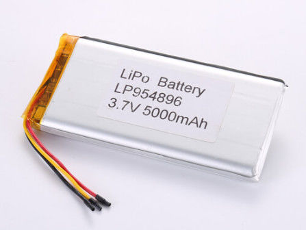 LiPo Pack de alta capacidad 3.7V 5000MAH Batería de iones de li Fabricantes de otros materiales de ánodo para estándares 2-3 horas Tiempo de carga