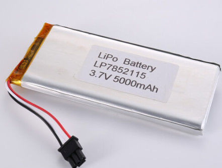 LP7852115 3.7V 5000MAH Batería de iones de li Fabricantes de batería de iones de li Oem Odm Soportado LiPo de alta capacidad con tiempo de carga de 2-3 horas