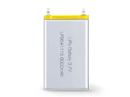 Otros materiales de ánodo 3.7V 6000MAH Batería recargable de polímero de litio con opciones personalizables y soporte OEM/ODM