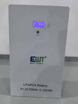 Premium EWT LiFePO4 51.2V 100Ah batería de 5.12kWh para energía solar y RV confiable