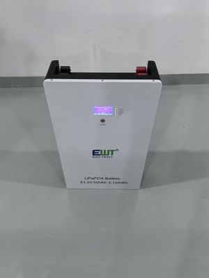Batería LiFePO4 51.2V 100Ah 5.12kWh confiable para el hogar solar y sistemas fuera de la red