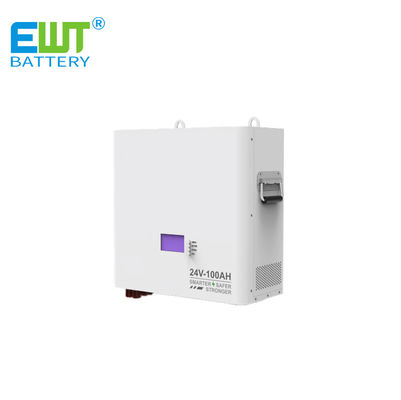 Baterías de iones de litio de 24 V 100 Ah fabricantes de baterías de almacenamiento de energía solar para el hogar