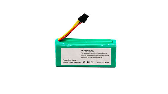 Batería NiMH de 14,4 V y 3500 mAh con larga vida útil de 1 año y amplio rango de temperatura