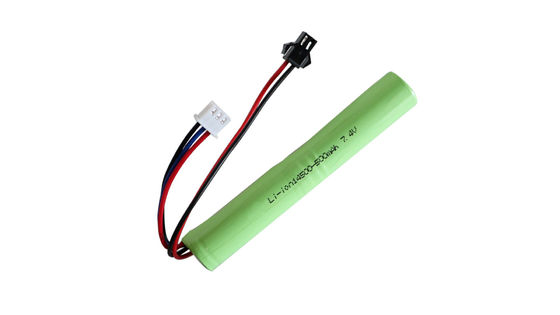 Fabricantes de baterías de iones de litio 14500 7.4V 500mah Pack de baterías de iones de litio seguras con protección contra la sobre descarga y PCM/PCB