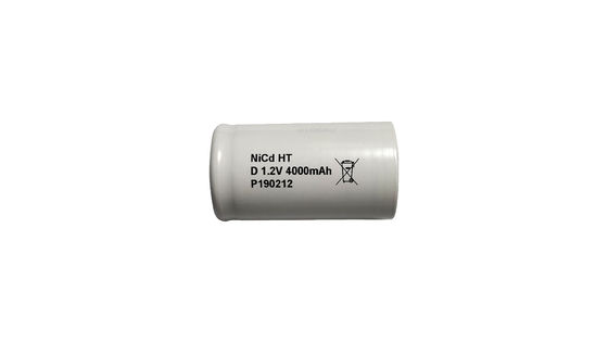 NiCd D 1.2V 4000MAH Batería de fórmula química Capacidad Batería de polímero de litio para batería médica 72200