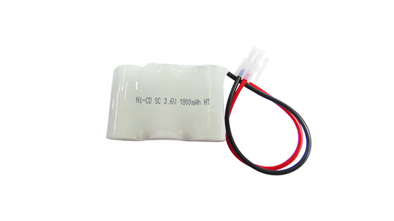 Batería de níquel cadmio recargable de larga duración NI-CD 3.6V 1800MAH