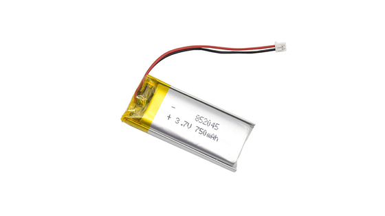 852045 3.7V 750mAh Paquete de batería LiPo -20°C a 60°C
