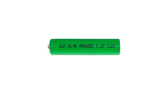 Batería recargable NiMH AA 1.2V 650mAh 500-1000 ciclos